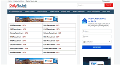 Desktop Screenshot of dailynaukri.com
